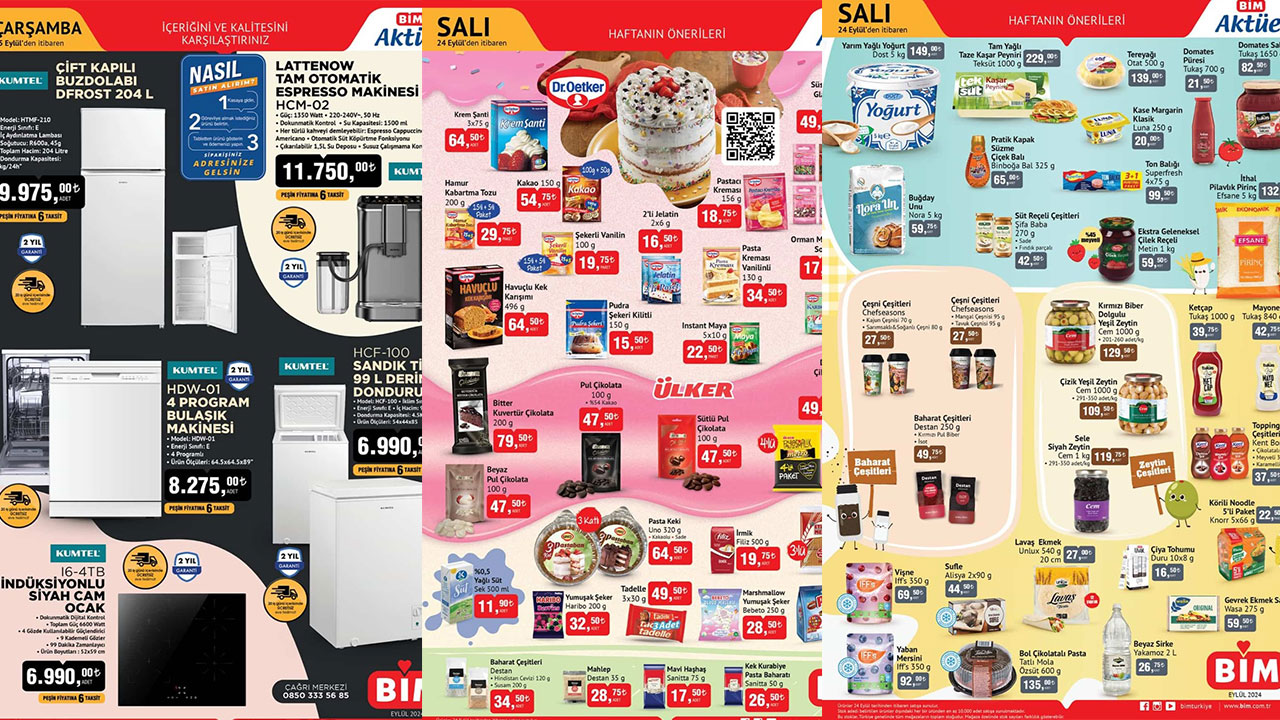 24 Eylül BİM Aktüel Kataloğu Yayınlandı! BİM Eylül Salı Çılgın İndirim Kataloğu Belli Oldu